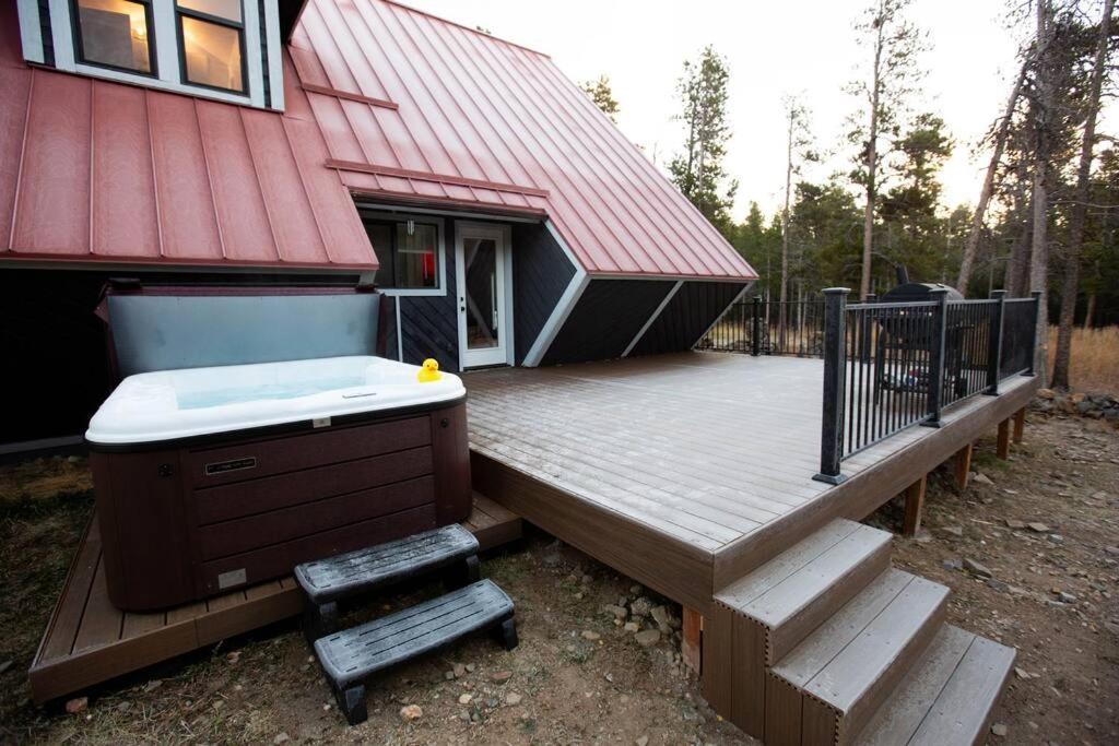 Little Gem Lodge Unique Mtn A-Frame W Hot Tub Black Hawk Ngoại thất bức ảnh